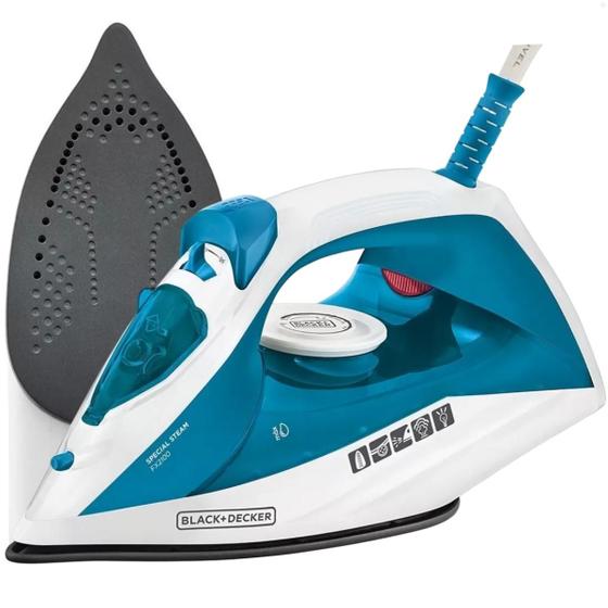Ferro De Passar Roupas A Vapor Black Decker 1200w FX2100-BR Branco Azul ...