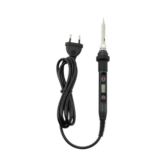 Imagem de Ferro de Solda Digital LCD 80W - Temperatura Ajustável com Pinça