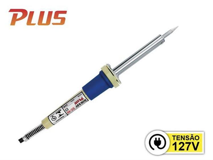 Ferro de Solda Hikari Plus SC-40 - 34W Menor preço em Ferro de Solda Hikari Plus SC-40 - 34W