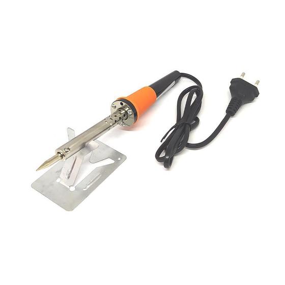 Imagem de Ferro De Solda Profissional Para Eletrônica Mb Tools GB59026 60W 127V 300º Acompanha Suporte