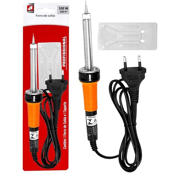 Imagem de Ferro De Solda Profissional Soldagem De Estanho 100w - 220v