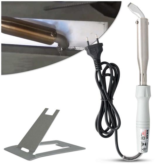 Imagem de Ferro de Soldar Elétrico Hikari Power 150 140w 127v Branco Gelo Profissional