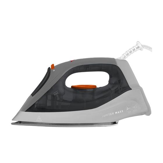 Ferro Passar Roupas Mallory Jupiter Maxx 2 em 1 Seco e Vapor, Base Antiaderente e Reservatório 260ml