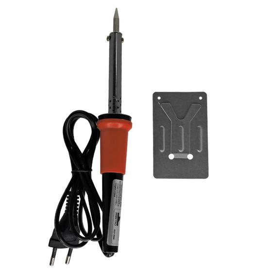 Ferro Solda 60w 220v Profissional Com Suporte Para Apoio Menor preço em Ferro Solda 60w 220v Profissional Com Suporte Para Apoio