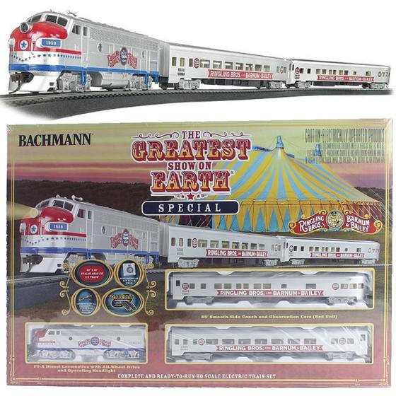 Imagem de Ferrorama com trem trilhos bachmann greatest show 00749 1/87