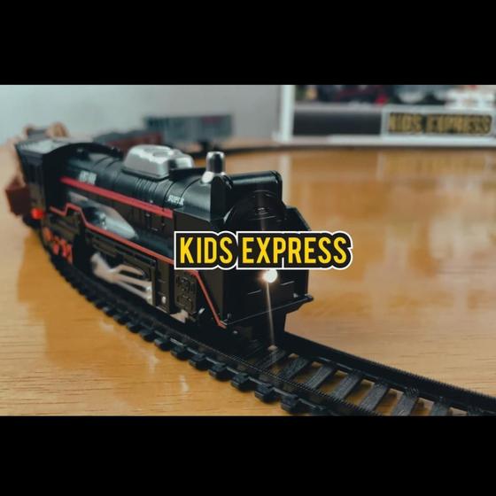 Ferrorama Trem Eletrico Kids Express c/ Luz Pista Brinquedo Menor preço em Ferrorama Trem Eletrico Kids Express c/ Luz Pista Brinquedo