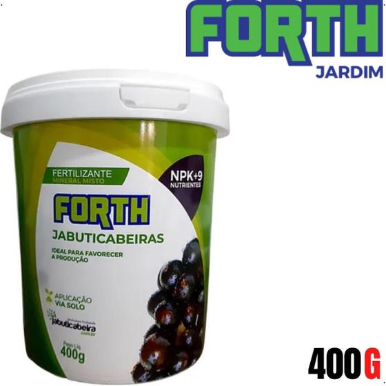 Imagem de Fertilizante Adubo Forth Jabuticabeiras 400g Jabuticaba