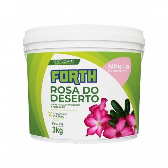 Imagem de Fertilizante adubo forth rosa do deserto 3kg