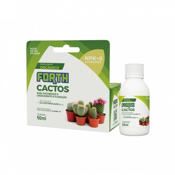 Imagem de Fertilizante Adubo Orgânico 9 Nutrientes Forth Cactos 60 ml 