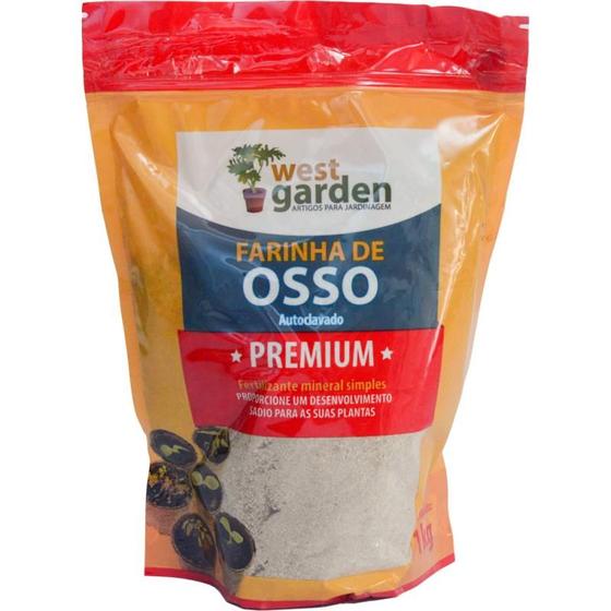Imagem de Fertilizante Farinha de Osso 1kg Premium West