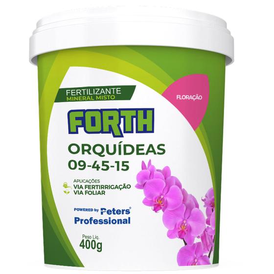 Imagem de Fertilizante FORTH Orquídeas Floração 09.45.15 - 400g