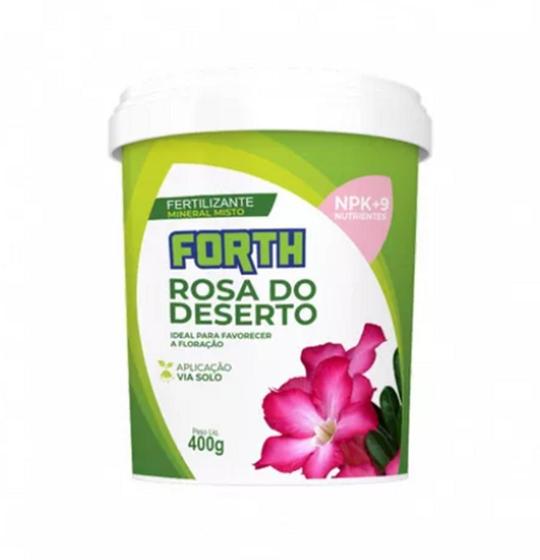 Imagem de Fertilizante Forth Rosa Do Deserto 400g Floração Flor Adubo Plantação Flores