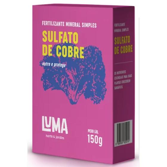 Imagem de Fertilizante Mineral Simples Sulfato de Cobre 150g - Luma