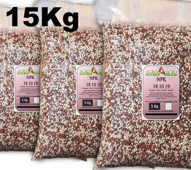 Imagem de Fertilizante Npk 18 10 19- 15kg Para Coqueiros E Frutiferas