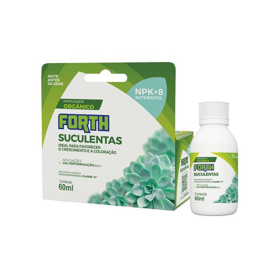 Imagem de Fertilizante Orgânico Forth Suculentas 60 Ml Forth 12 Litros