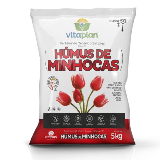 Imagem de Fertilizante Orgânico Húmus de Minhoca (5Kg) VITAPLAN