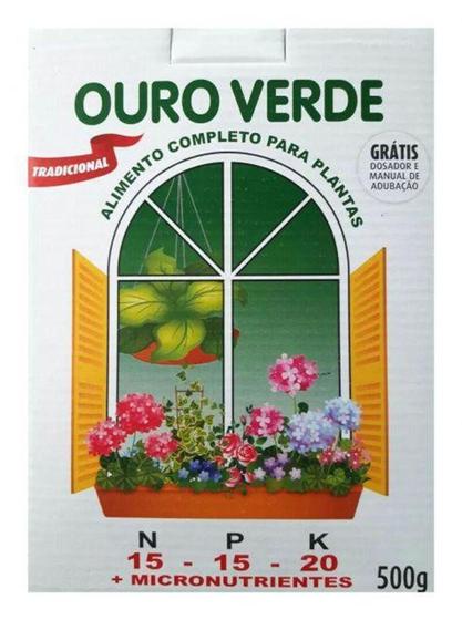 Imagem de Fertilizante Ouro Verde  NPK 15-15-20   -  500g - Sempre Verde