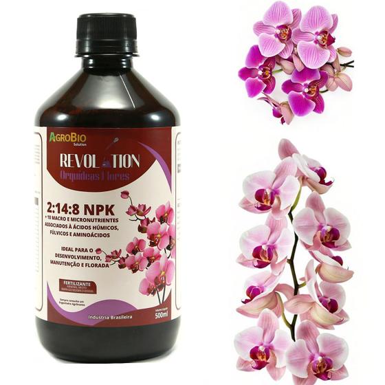 Imagem de Fertilizante Para Orquideas Flores Concentrado Liquido 500ml