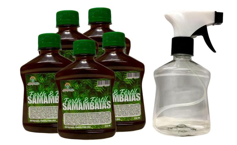 Imagem de Fertilizante para Samambaias Pronto pra Uso 250ml Forth & Fértil  -5 unid. + 1 Spray - Vd01