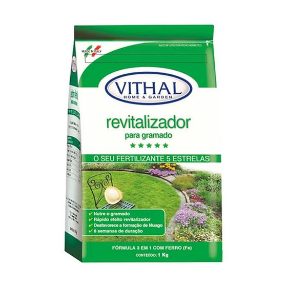 Imagem de Fertilizante Revitalizador Para Gramado Vithal 1kg