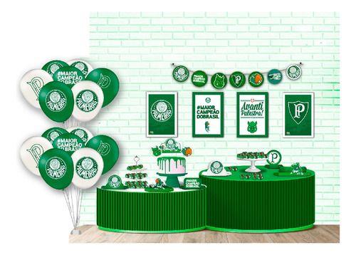 Imagem de Festa Palmeiras Kit Decorativo Só Um Bolinho Festa Em Casa