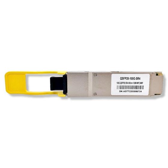 Imagem de Fibra Áudio M Qsfp28 100G 100M 850Nm Sr4 Mm 4 Wave Mpo