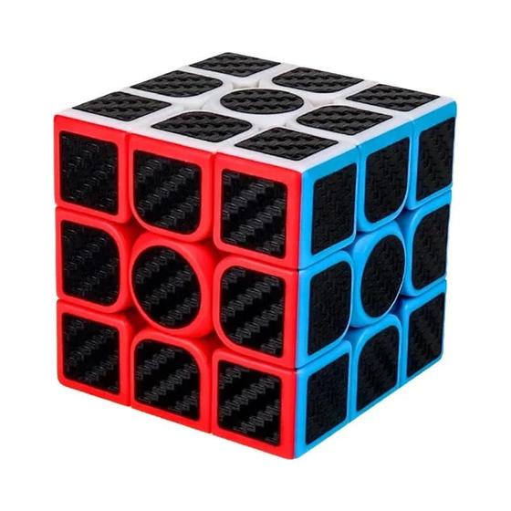 Imagem de Fibra De Carbono Moyu Meilong Cubo Mágico 2X2 3X3 4X4 5X5 Profissional Speedcube Quebra-cabeça