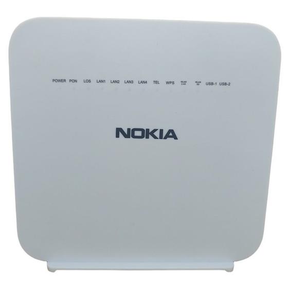 Imagem de Fibra Onu Gpon Wifi Ac G 140W Mf Nokia 1Pot 4Ge 2.4 5Ghz Upc