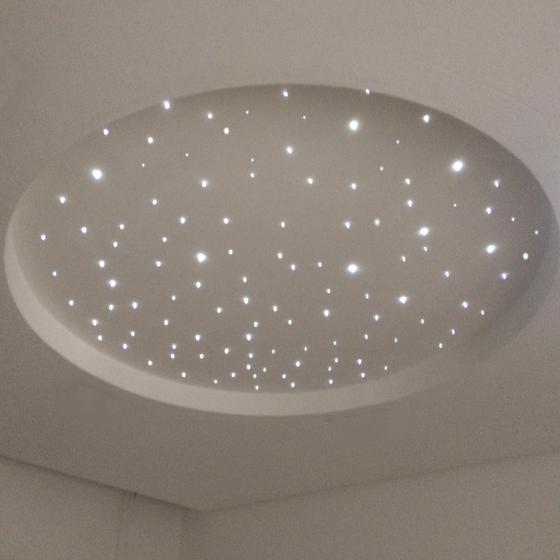 Imagem de Fibra Óptica Noite Estrelado Decoração Bebê 250 Branco Mix