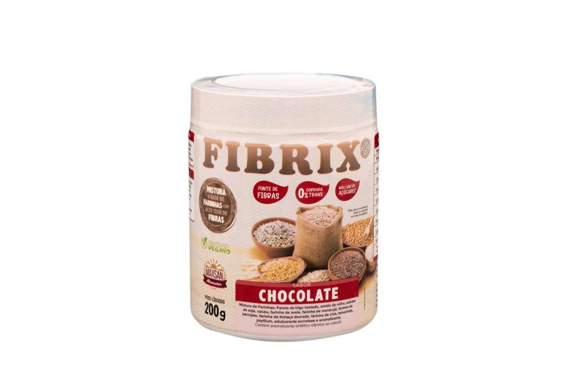 Imagem de Fibrix Chocolate - Fibras Regulador Intestino- Vegano- 200g