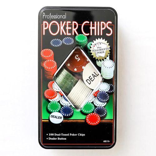 Imagem de Ficha de Poker com 100 Fichas