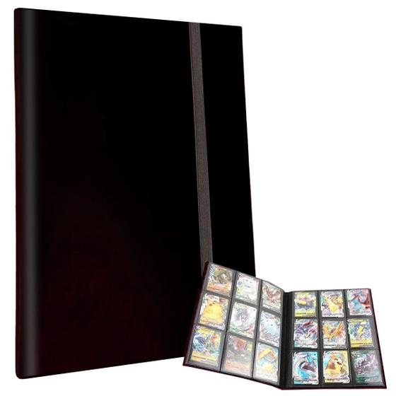 Imagem de Fichário Álbum Grande  Completo para cartas Pokemon - Cabem 360 cartas- Pasta Porta Cartas