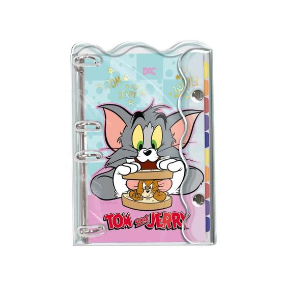 Imagem de Fichário DAC Colegial em PVC Cristal  Warner Tom e Jerry