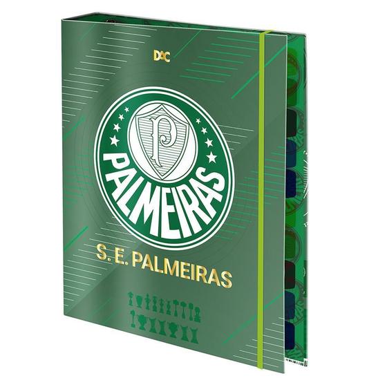 Imagem de Fichário Universitário Em Pvc Dac Palmeiras Com 48F Verde