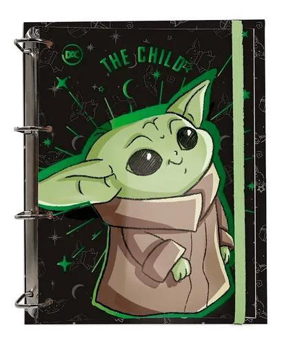 Fichário universitário star wars baby yoda 144 folhas dac Menor preço em Fichário universitário star wars baby yoda 144 folhas dac