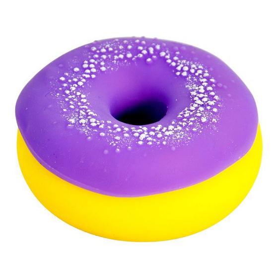 Imagem de Fidget FLOFY Rosquinha Roxo Branco DM TOYS DMT6382