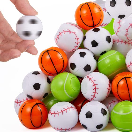 Imagem de Fidget Spinner Bola Esportiva SCIONE - Pacote com 36 - Lembrancinhas para Festa Infantil