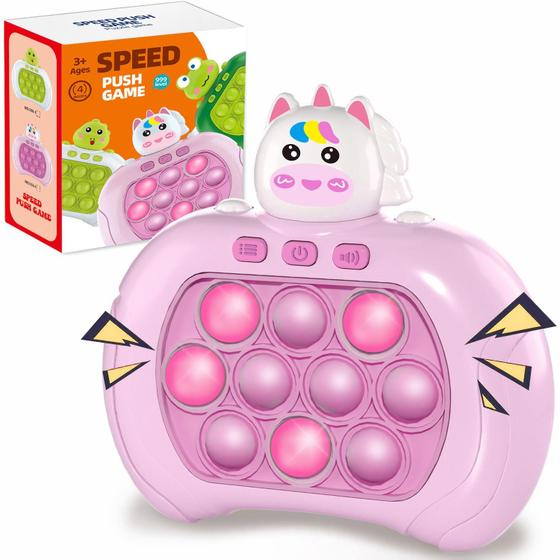 Imagem de Fidget Toy Azyh Quick Push Game Pro para crianças e adultos rosa