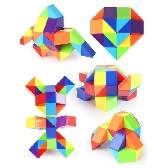 Fidget Toy Cubo Mágico Cobra Snake Mágica Régua Infinity Colorido Brinquedo Sensorial Menor preço em Fidget Toy Cubo Mágico Cobra Snake Mágica Régua Infinity Colorido Brinquedo Sensorial