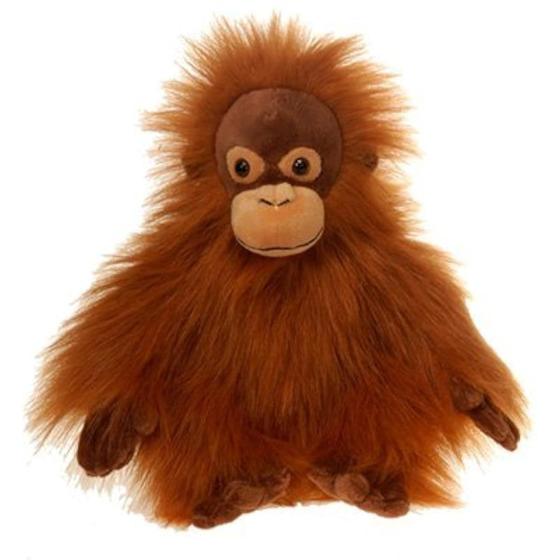 Imagem de Fiesta Toys Brown Orangutan Pelúcia Brinquedo animal recheado - 10 polegadas