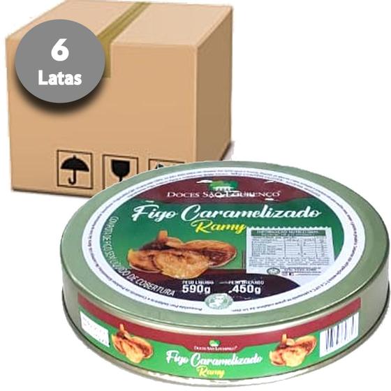 Imagem de Figo Caramelizado Ramy São Lourenço 590G (6 Latas)