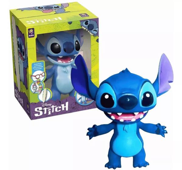 Imagem de Figura Articulada Gigante Stitch C/ Acessório Cartonado Mimo