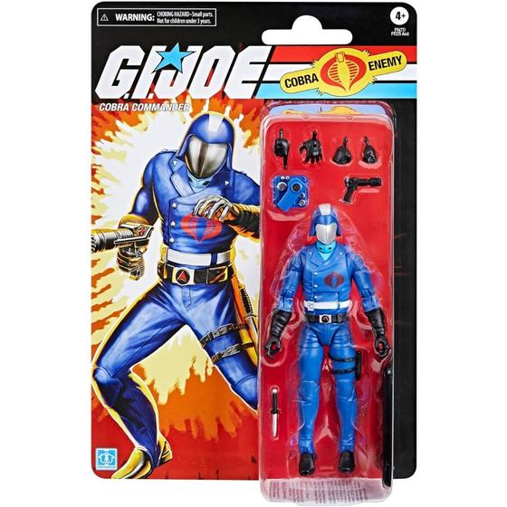 Imagem de Figura Cobra Commander GI Joe Retro Hasbro F9677