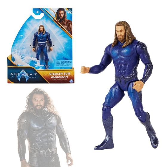 Imagem de Figura de Ação Aquaman Traje Azul O Reino Perdido Sunny 3454