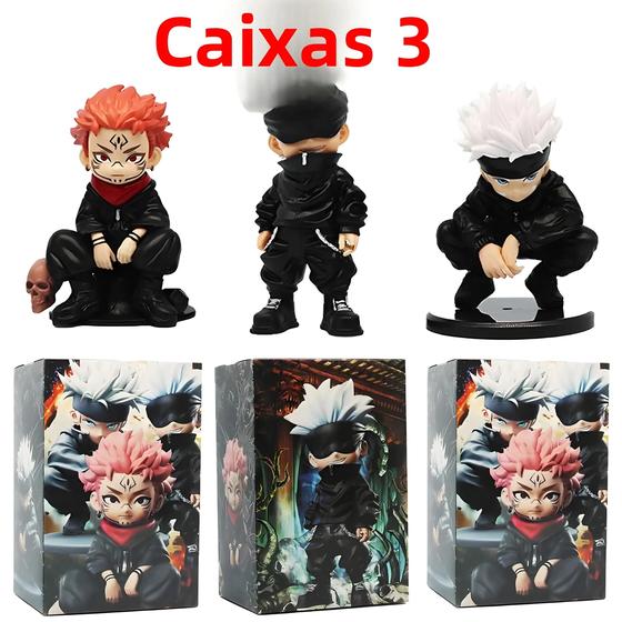 Imagem de Figura de Ação Gojo Satoru (15cm) - Jujutsu Kaisen - Colecionável