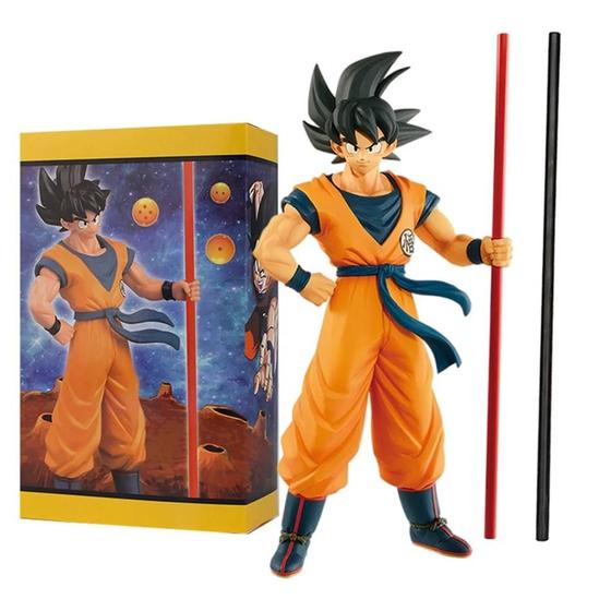 Imagem de Figura de Ação Goku Super Saiyajin 22cm - Dragon Ball - Colecionável