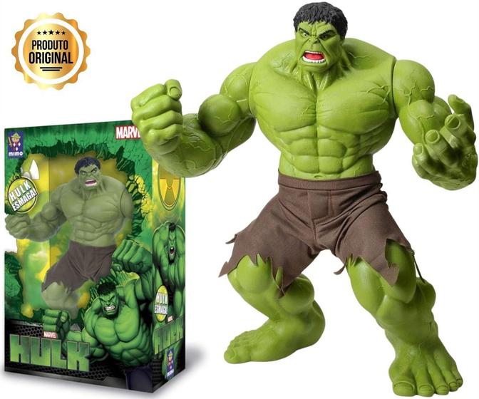 Figura De Ação Marvel Hulk Gigante Vingadores Avengers 50cm Menor preço em Figura De Ação Marvel Hulk Gigante Vingadores Avengers 50cm