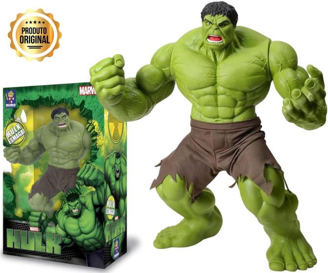 Figura De Ação Marvel Hulk Gigante Vingadores Avengers 50cm - MIMO TOYS ...