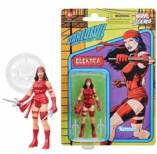 Imagem de Figura de Ação Marvel Legends Retrô Elektra 9,5 cm