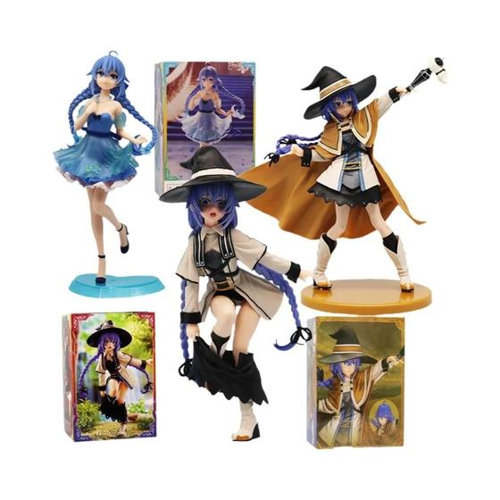 Mushoku Tensei: Reincarnazione senza lavoro Figura Anime Eris Greyrat/Roxy Migurdia Figure Anime Action Figurine Ornamenti 22 CM
